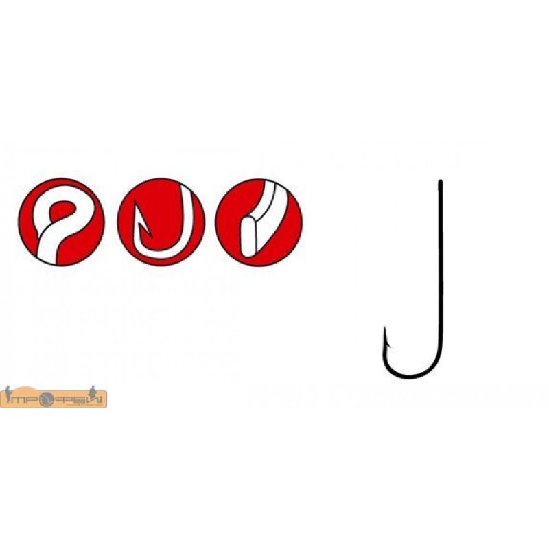 Крючки GAMAKATSU LS-5013F №08/Black/25шт Крючки GAMAKATSU LS-5013F №08/Black/25шт